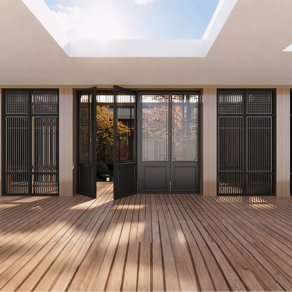 النافذة الخارجية على الطراز الصيني العتيق