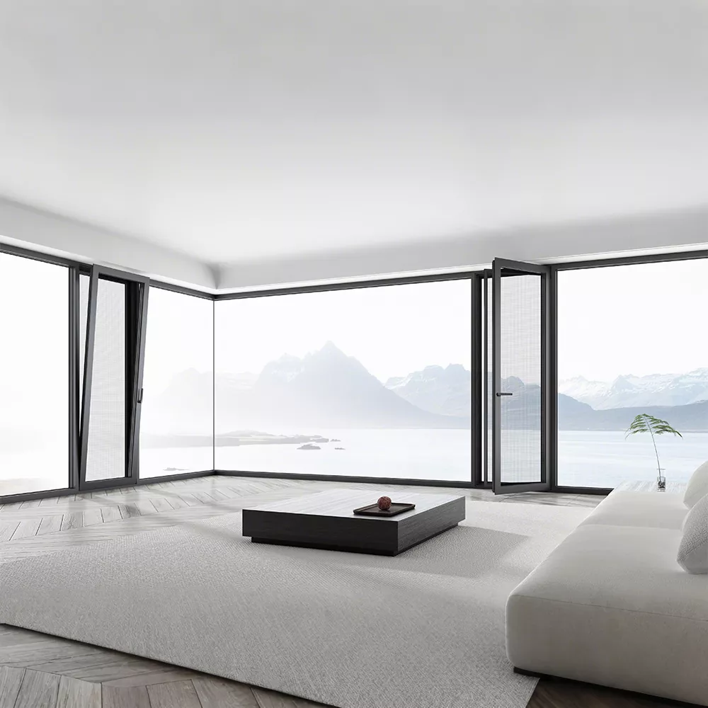 نافذة مفتوحة داخليًا ونافذة مقلوبة داخليًا